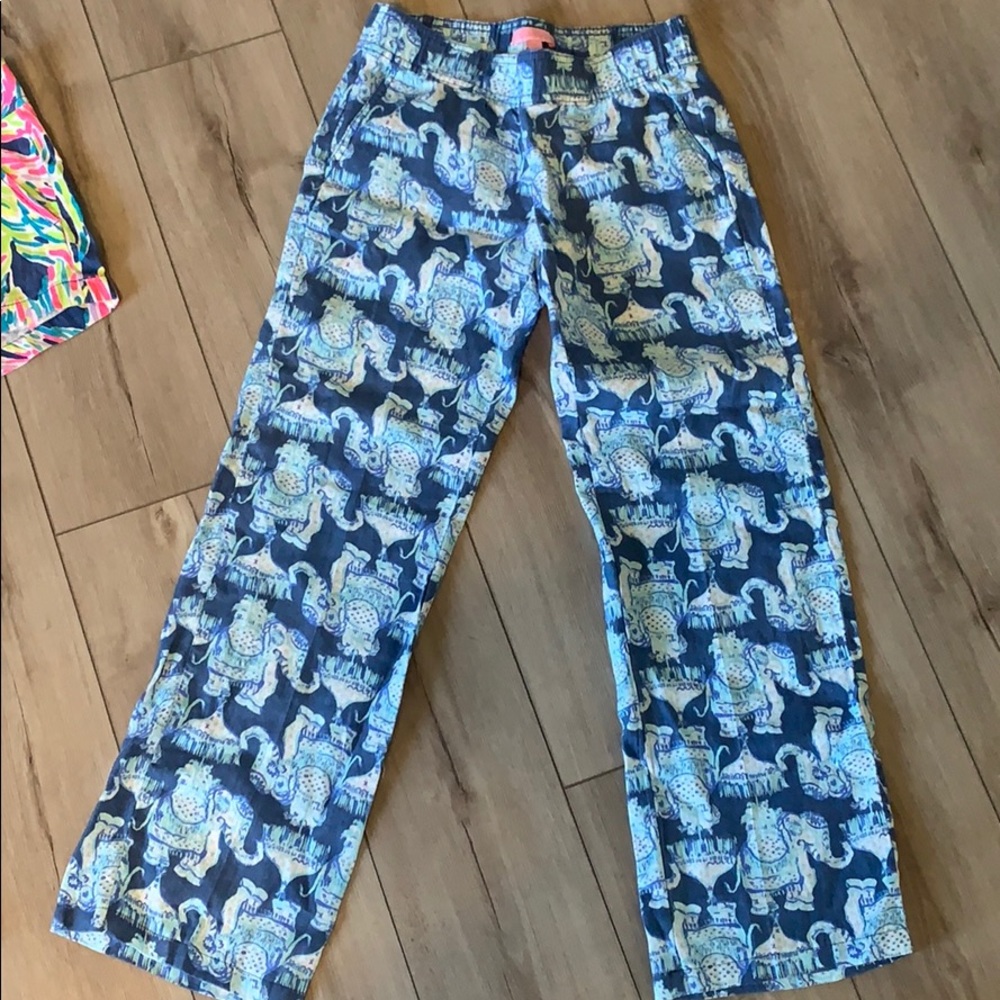 Lilly Pulitzer Linen Pants